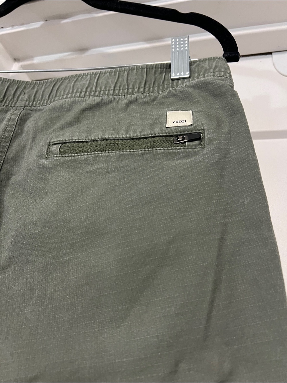 VUORI RIPSTOP WOMEN’S COTTON PANTS GREEN SIZE MEDIUM - Picture 5 of 12
